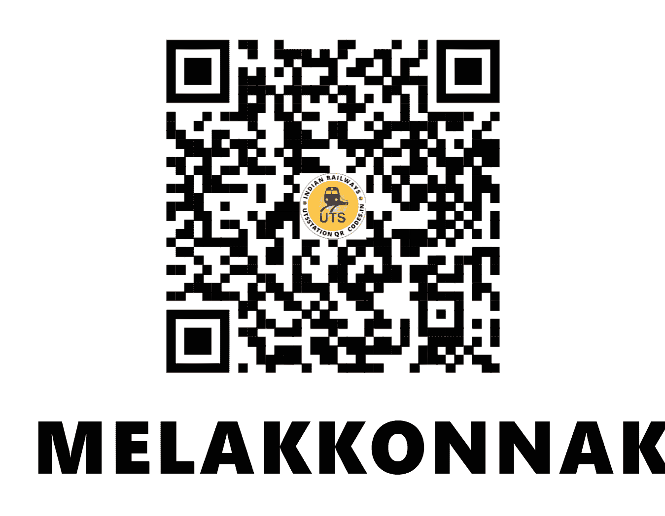 UTS QR Code for MELAKKONNAKKULAM - MEKM - SR (TAMIL NADU)